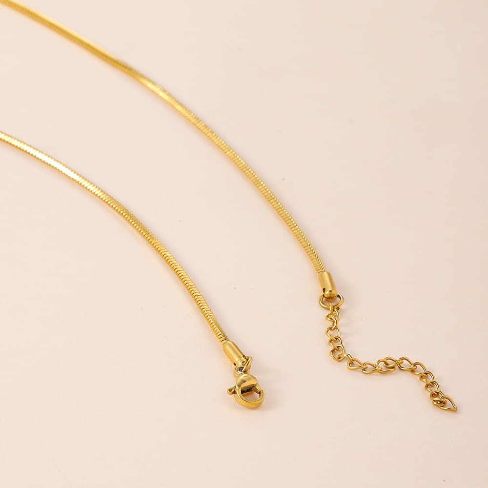 Edelstahl-Schlangenkette – glatte runde Kette für DIY-Schmuck 4