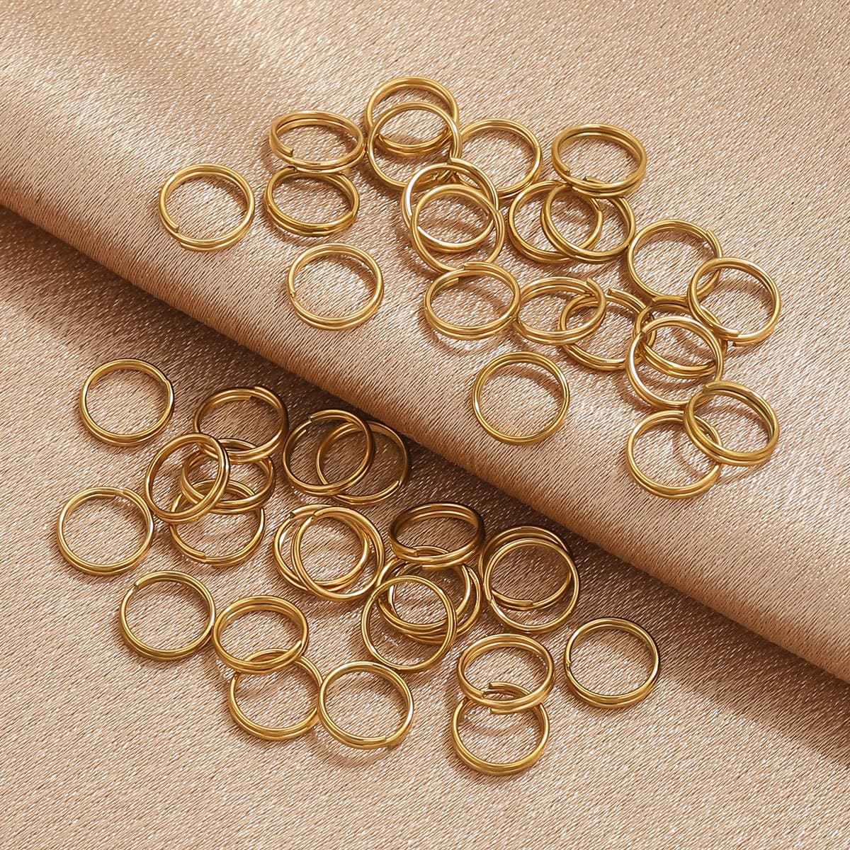 Double Loop Split Key Rings – Stainless Steel DIY Jewelry Connectors 4