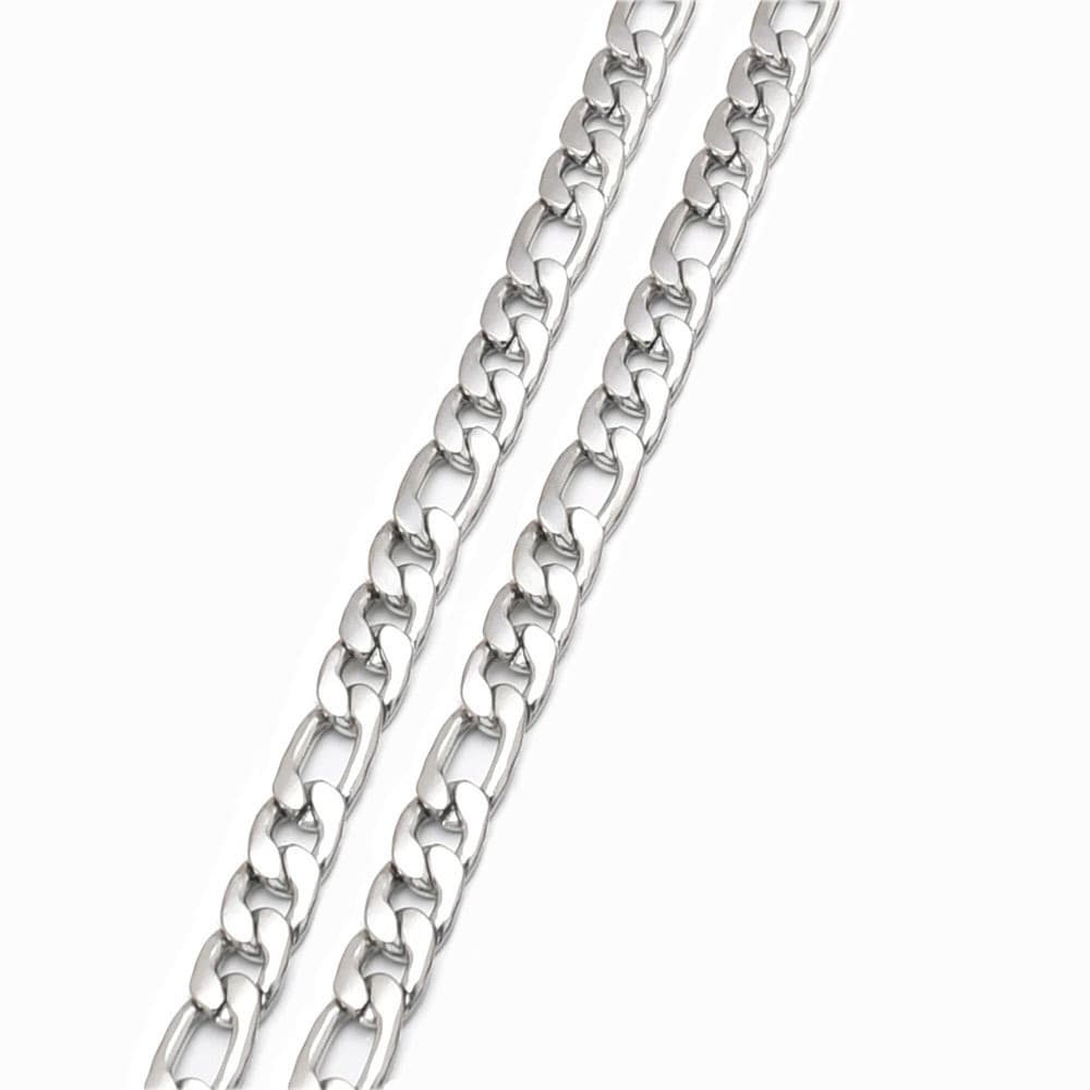 Edelstahl Figaro-Kette 3:1 – NK Link DIY-Schmuckkette 2