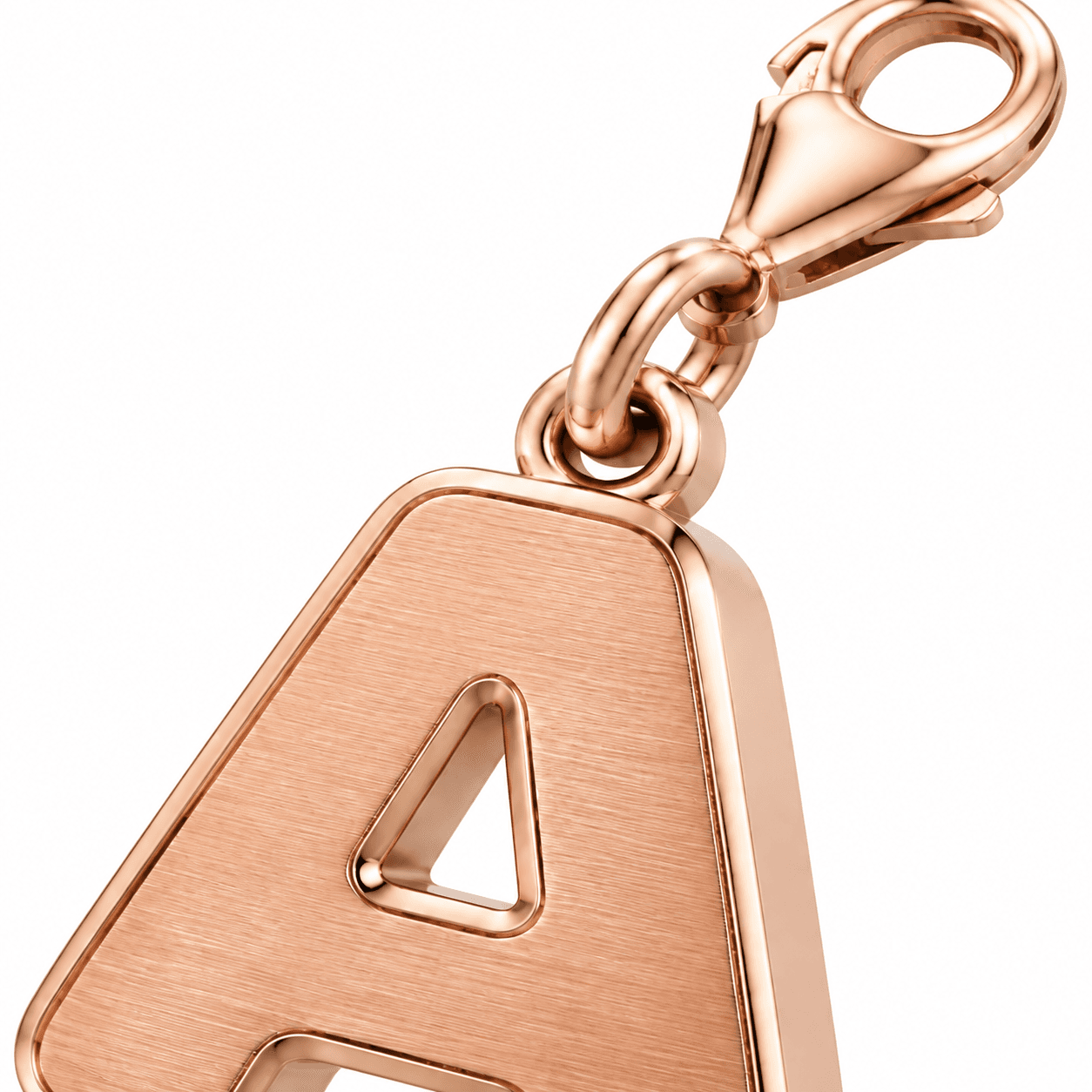 Aurora Shield Initial Charm 316L Stainless Steel 3