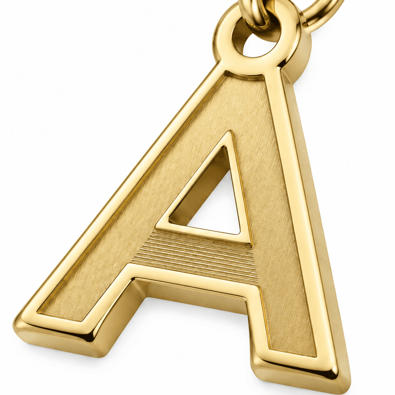 Astra Twist Initial Charm 316L Stainless Steel Charm 3