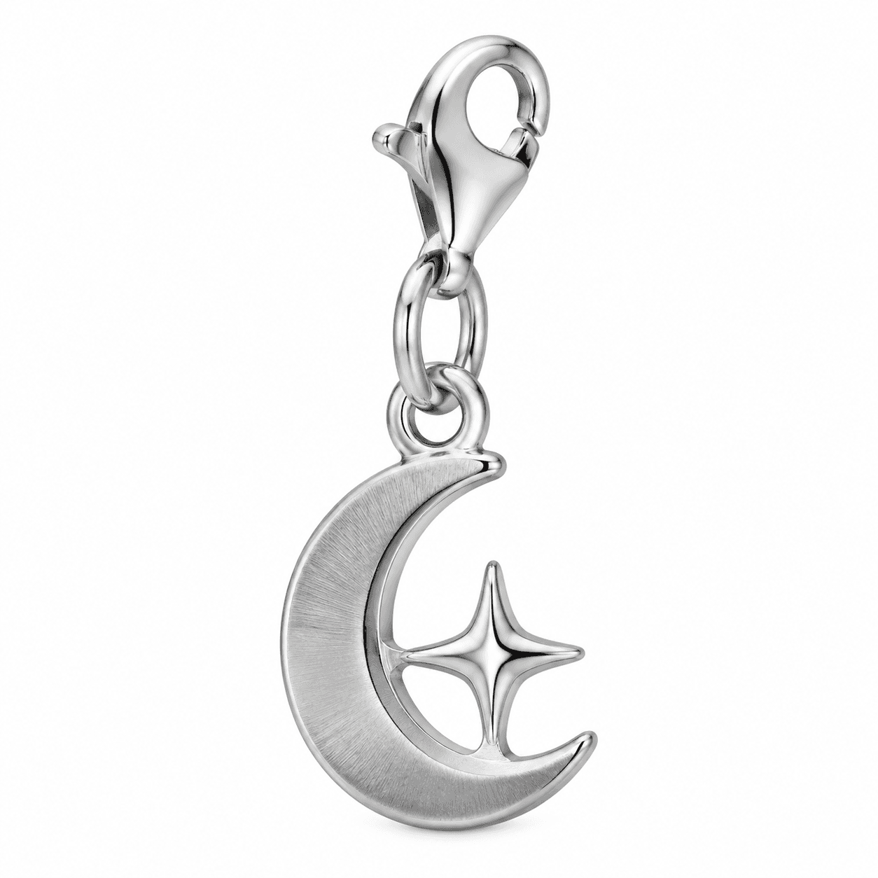 Tidal Drift Teal Wave 316L Steel Charm