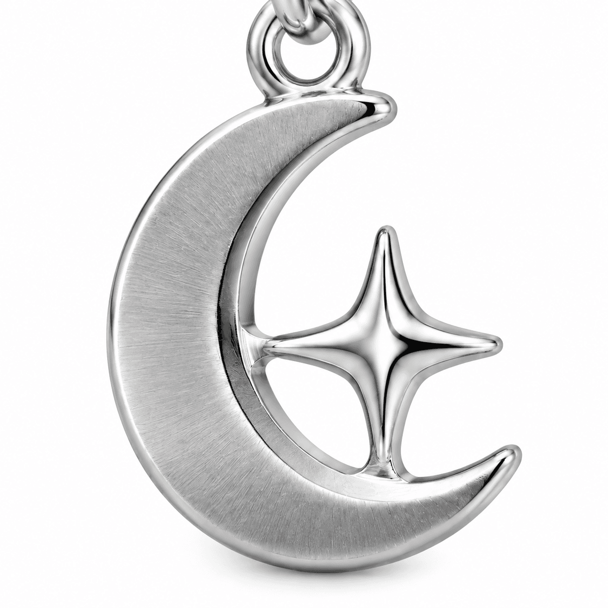 Tidal Drift Teal Wave 316L Steel Charm 3