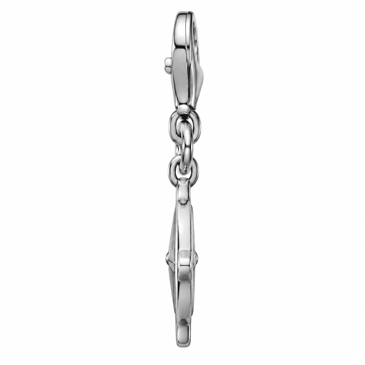 Lunar Compass 316L Blacksteel Kite Charm Keychain 2