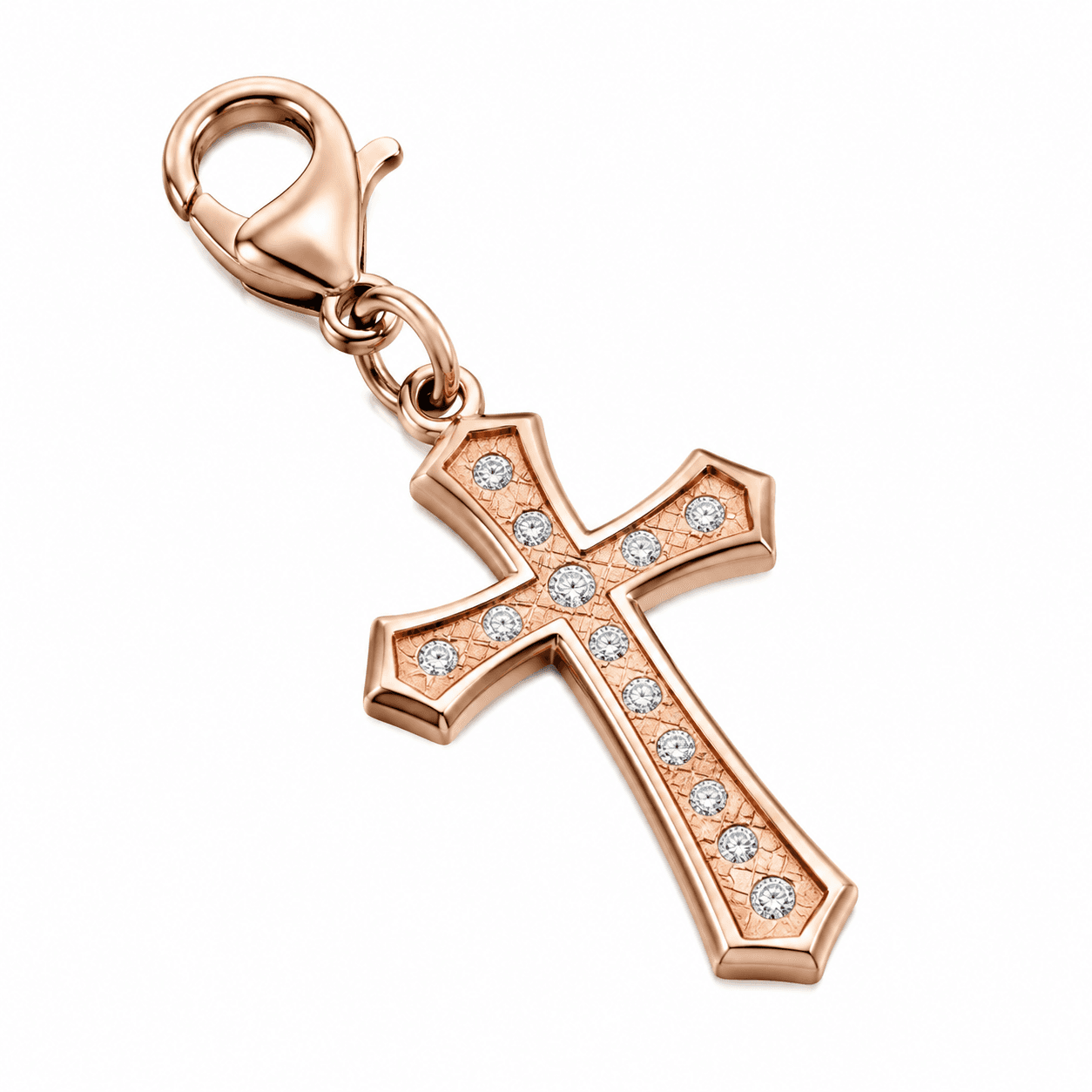 Charm en acier inoxydable 316L avec découpe croix Shadow Forge