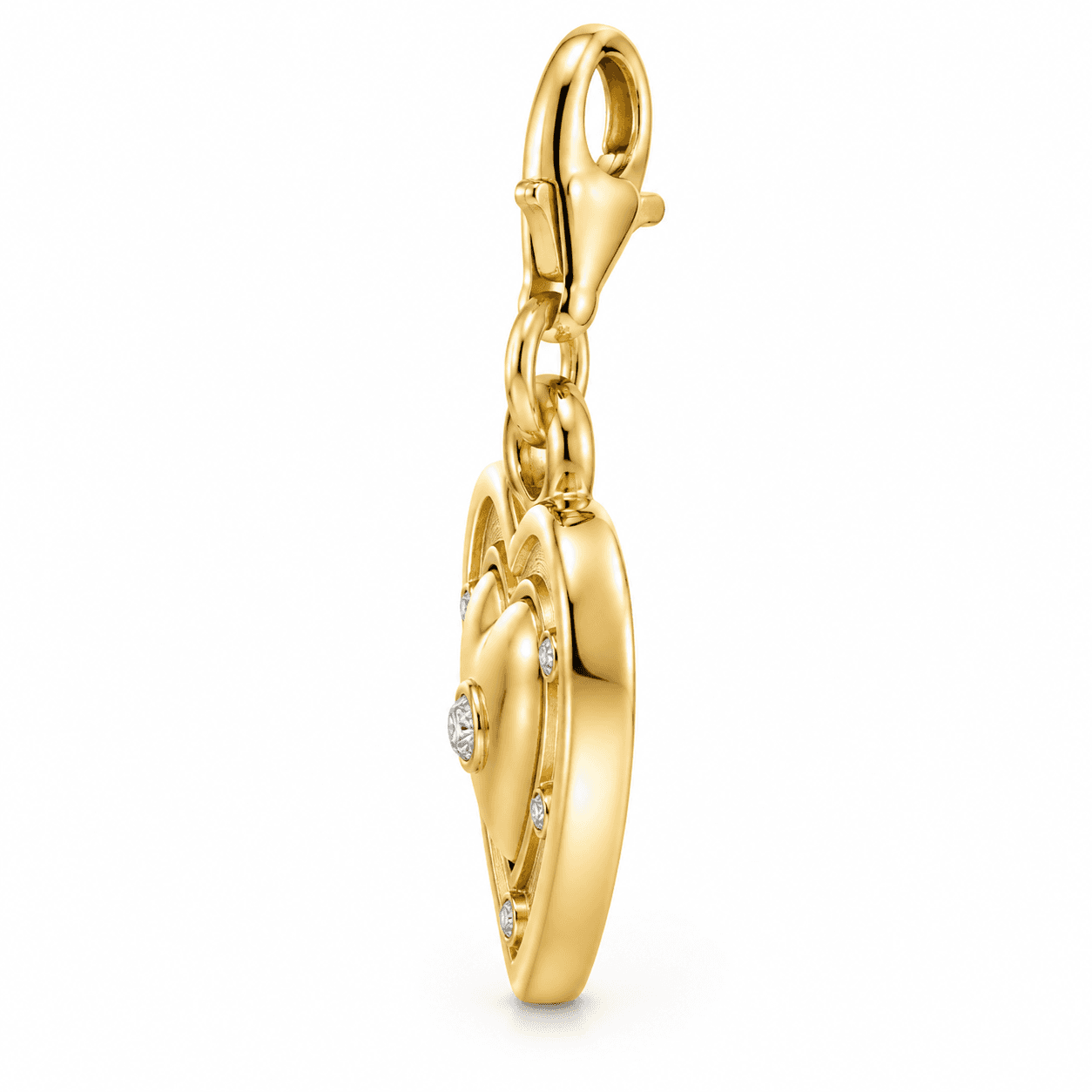 Golden Eclipse Secret Love 316L Stainless Steel Charm 2