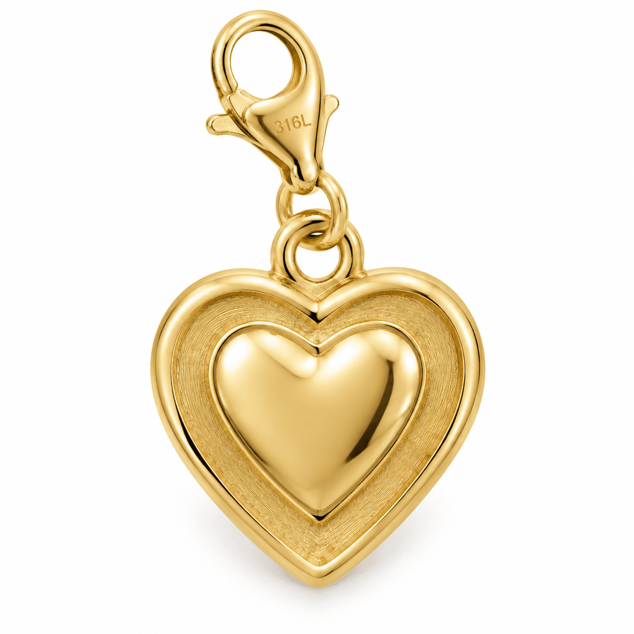 Golden Eclipse Secret Love 316L Stainless Steel Charm 4