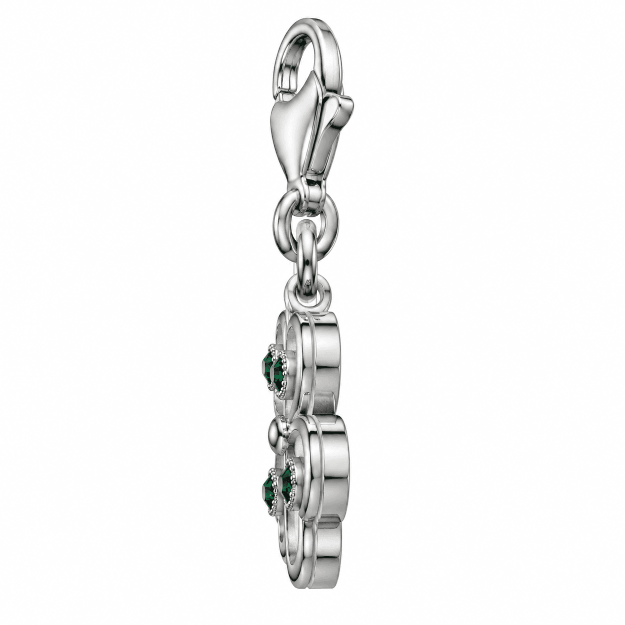 Lucky Clover Halo 316L Charm with Openwork Clover Drop 2