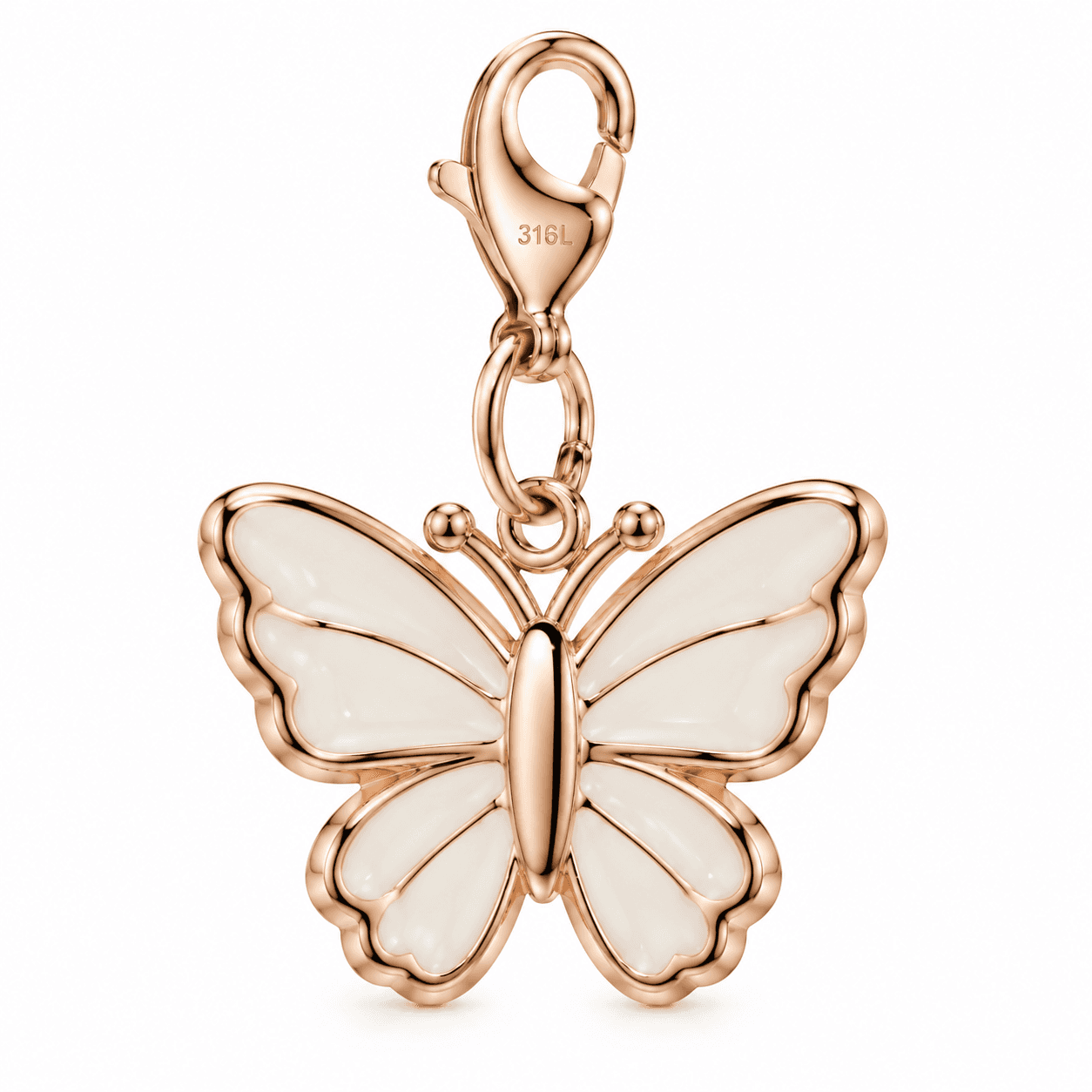 Aurora Wing Meadow Butterfly Enamel Charm 4