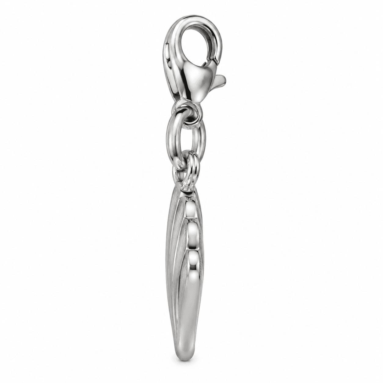 Lagoon Whisper Scallop Seashell Charm in Champagne Gold 2