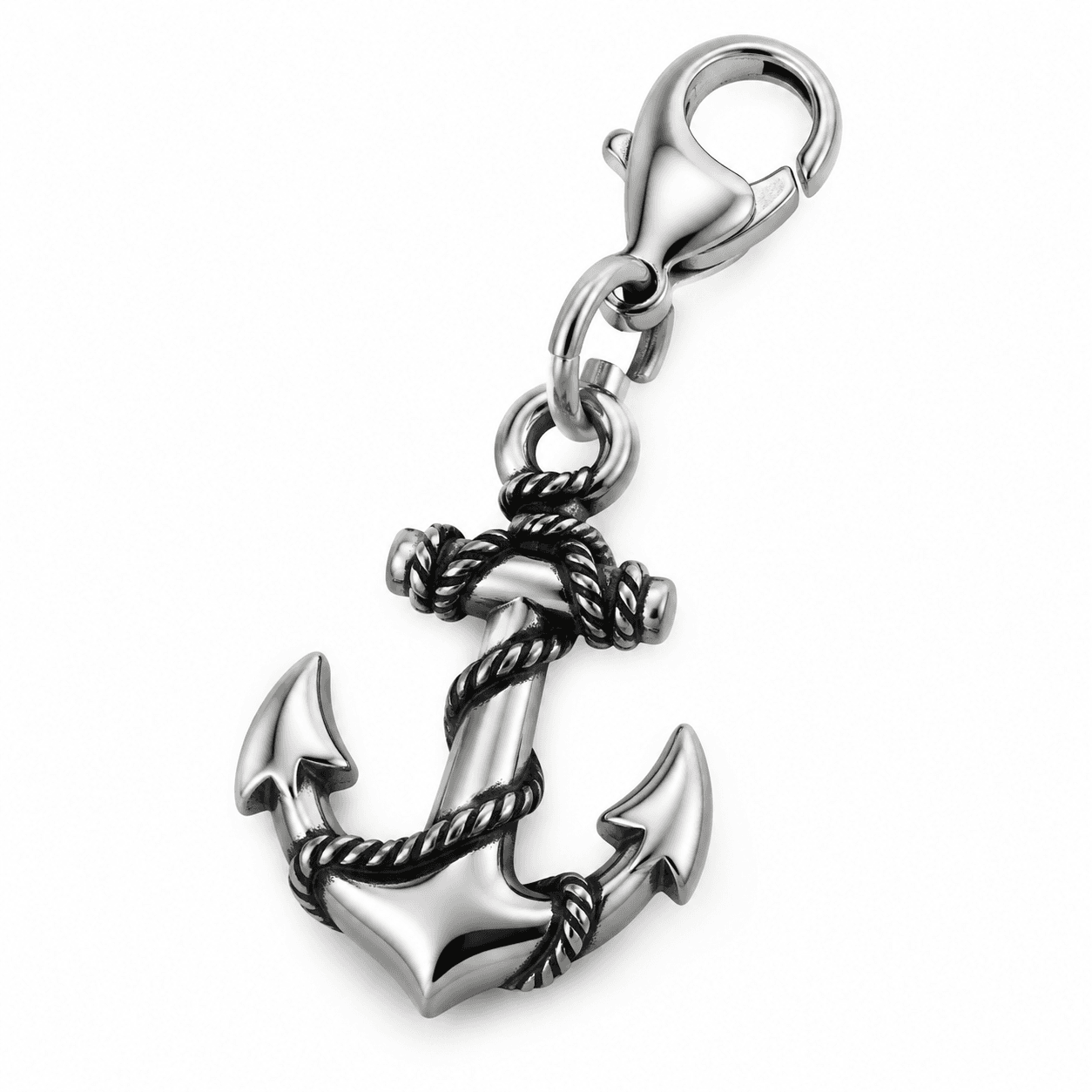 Stormforge Compass Anchor 316L Stainless Steel Charm