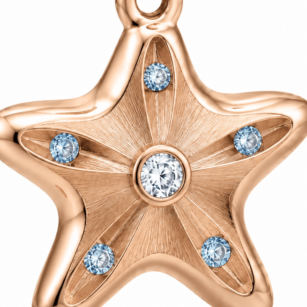 Midnight Nova Six Point Star 316L Stainless Steel Charm 3