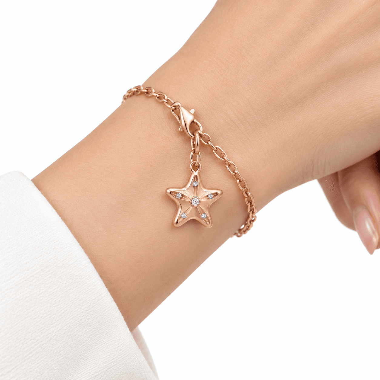 Midnight Nova Six Point Star 316L Stainless Steel Charm 5