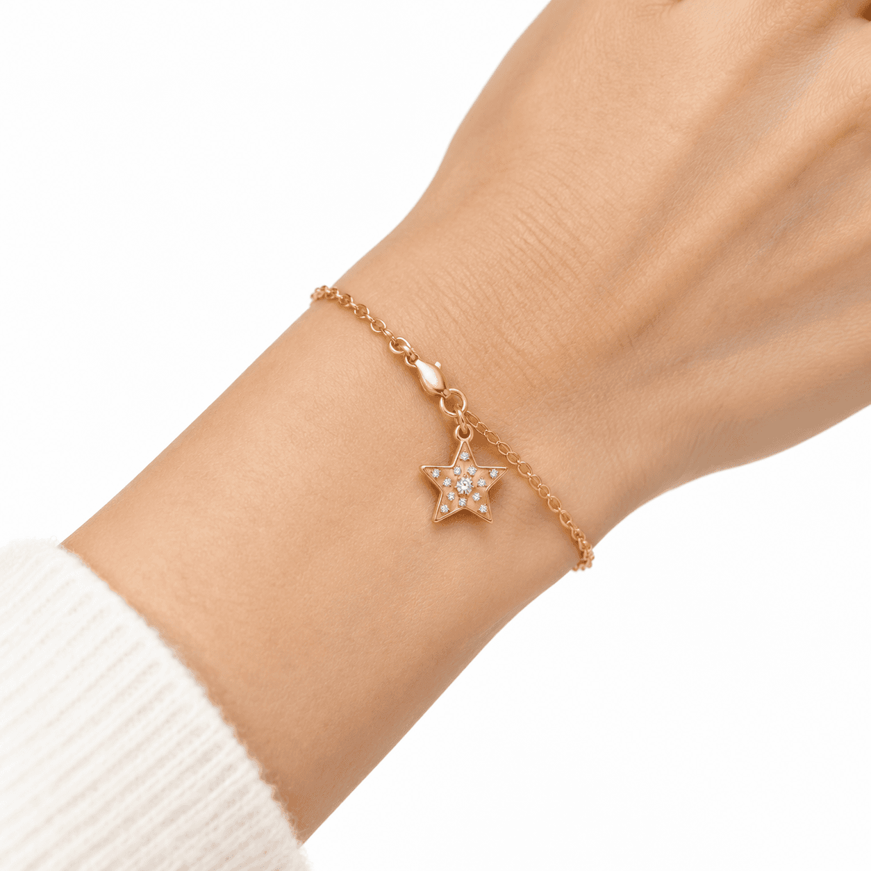 Aurora Drift Six-Point Rhinestone Star Charm 5