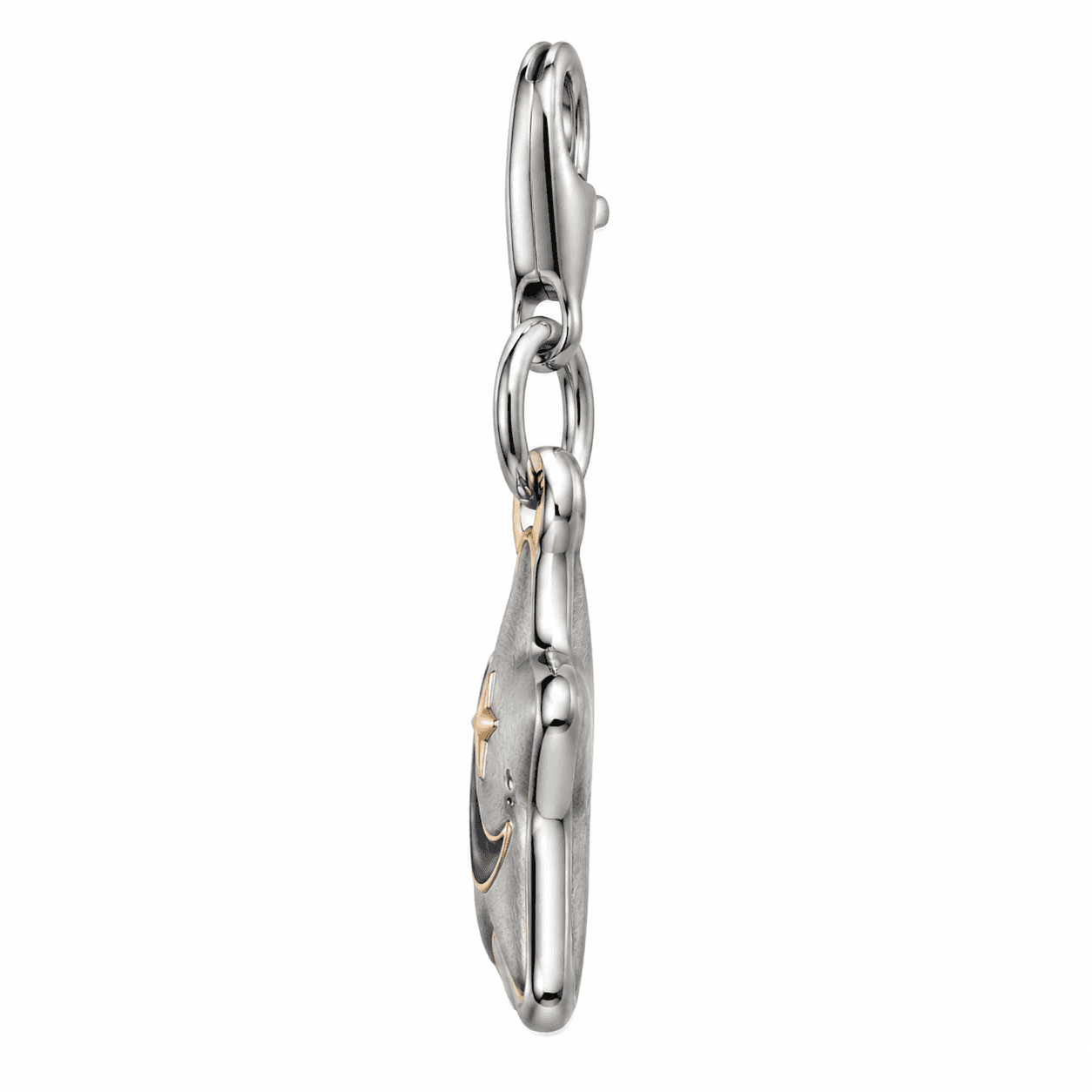 Fortune Orbit Teal Starburst 316L Stainless Steel Charm 2