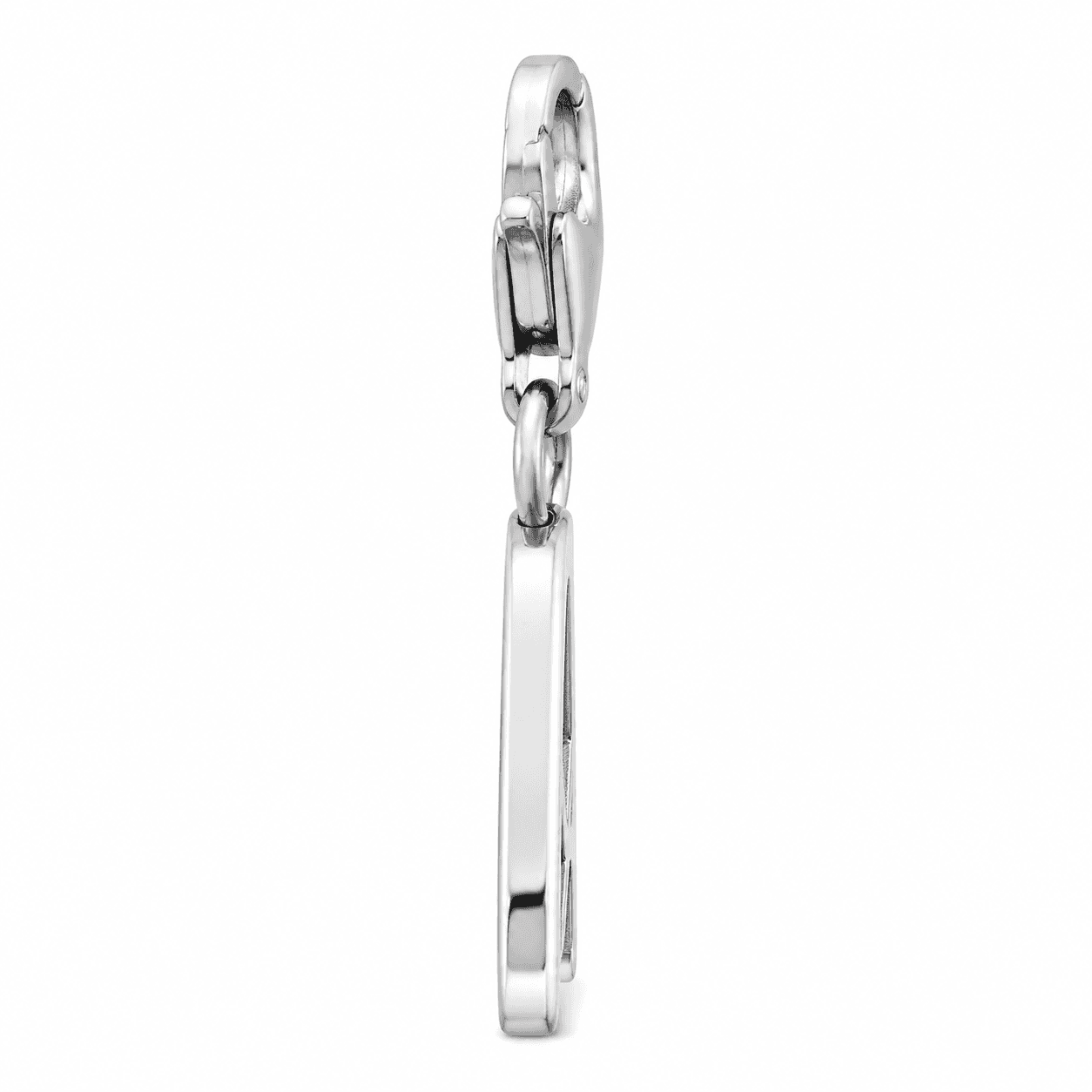 VectorCut Parallelogram Initial Charm - ツートン 316L 2