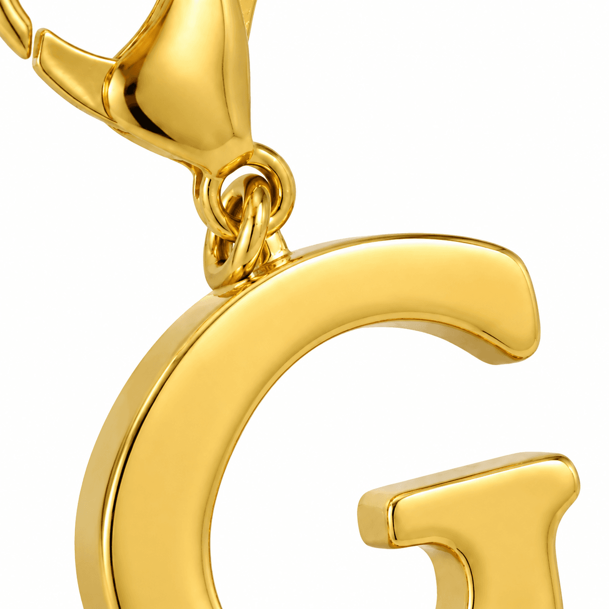 GlyphTag Circle Letter Charm 3
