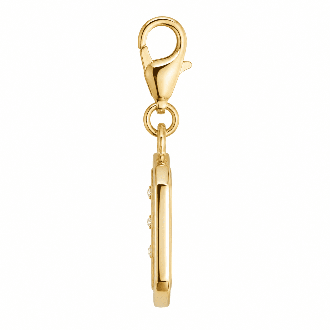 HexaScript Charm con lettera bicolore in acciaio inossidabile 316L 2