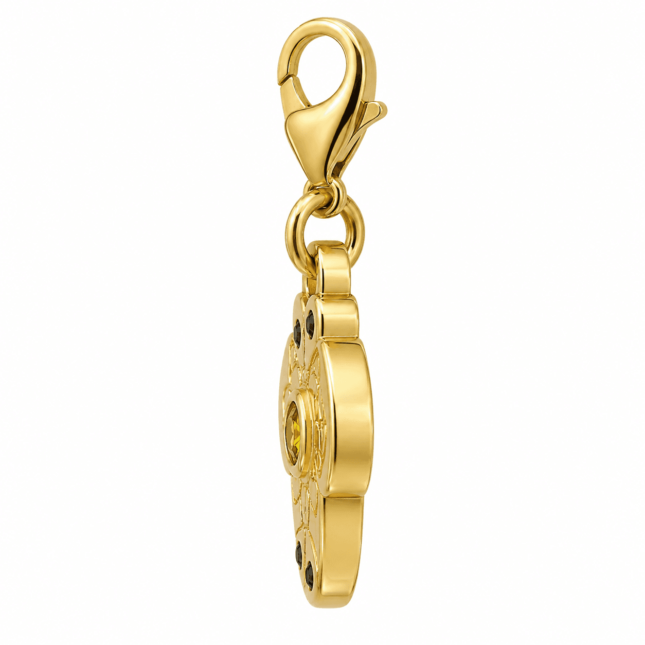 HexaBee Luxe Charm — Nid d'abeille champagne 316L 2