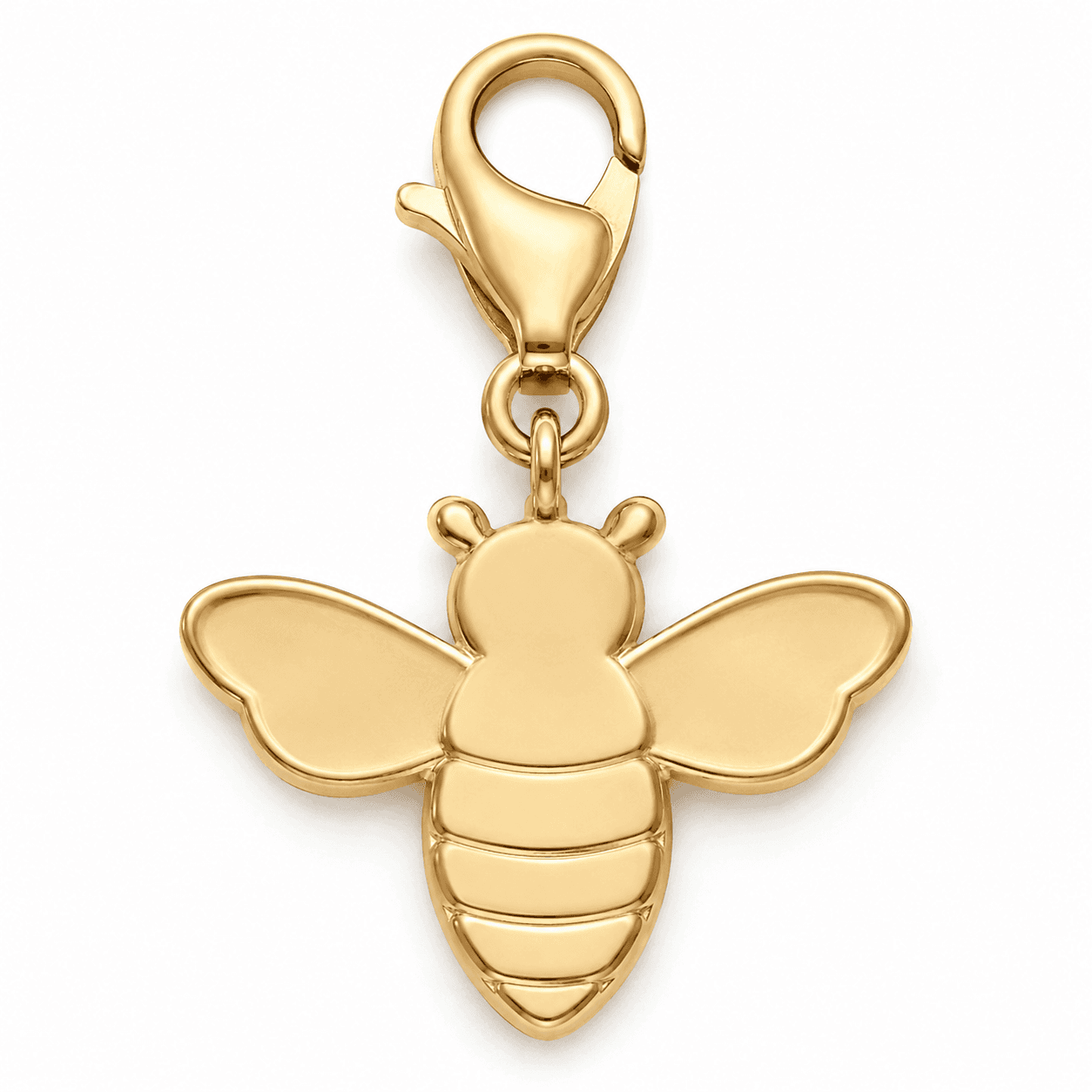 HexaBee Luxe Charm — Nid d'abeille champagne 316L 4