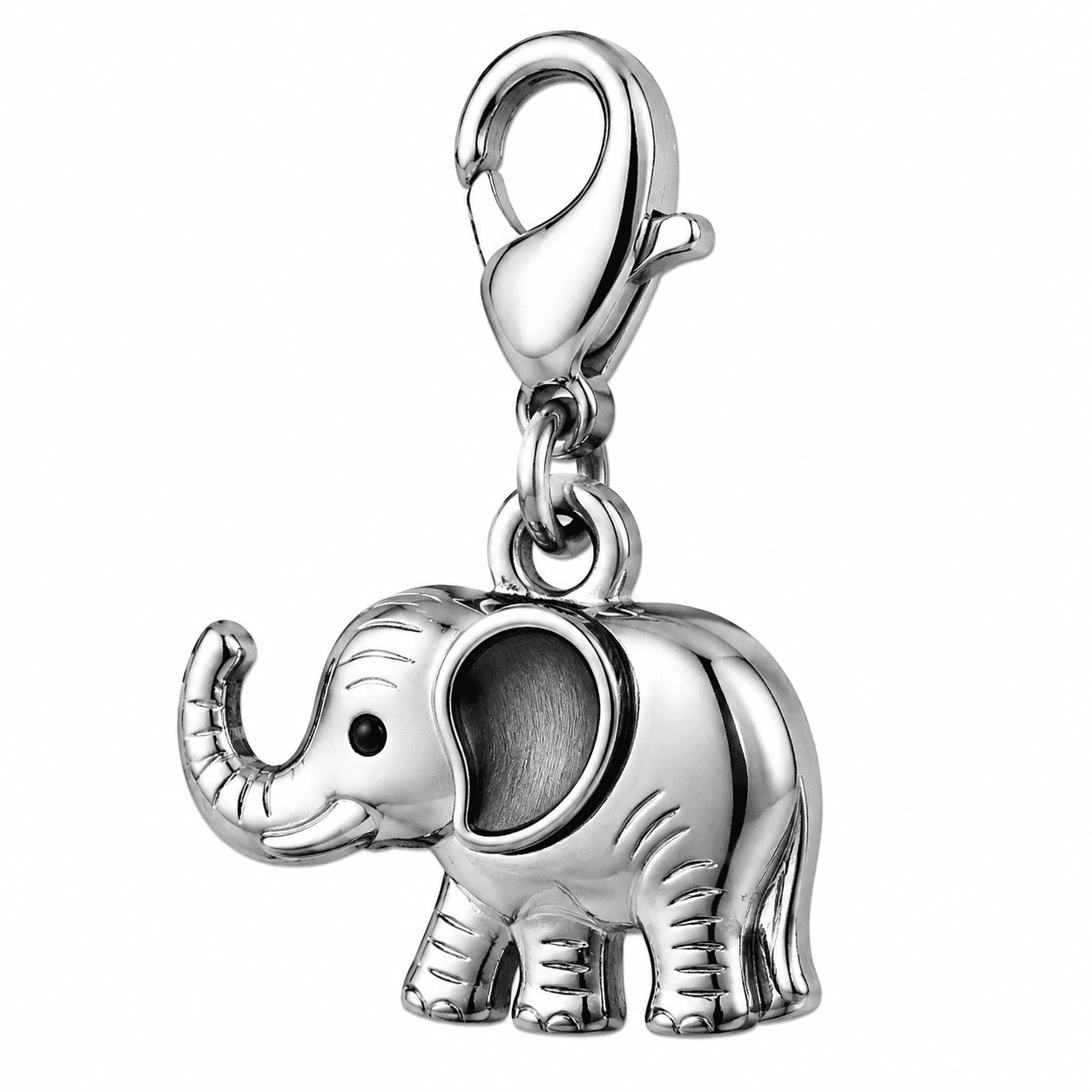 Mystic Trunk Guardian Elephant 316L Stainless Steel Charm