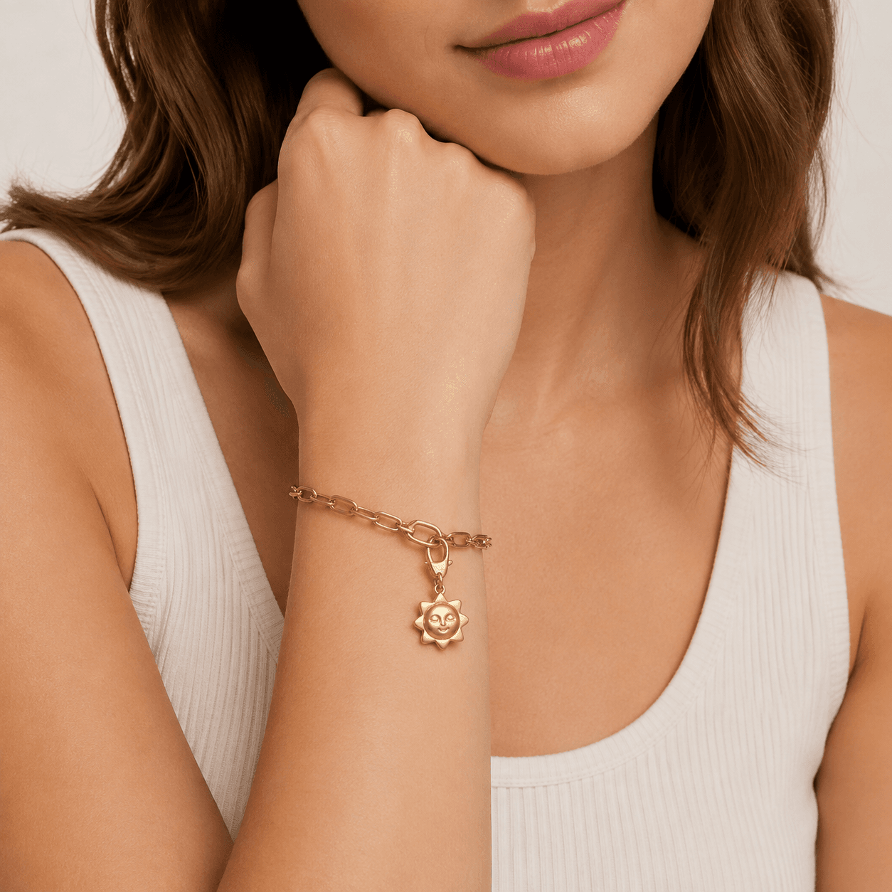 Dreamy Jelly Sunburst 316L Stainless Steel Charm 5