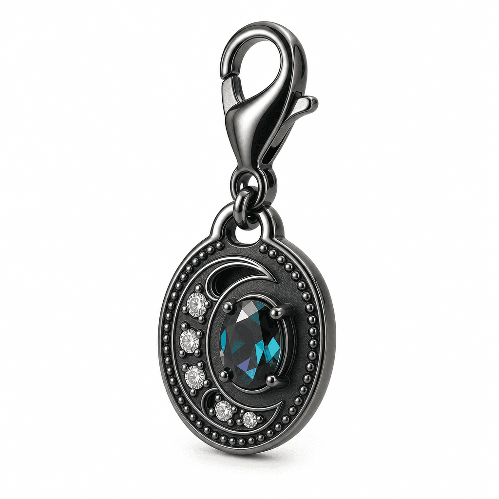 Rose Window Hex Enamel 316L Charm (OEM/ODM Private Label)