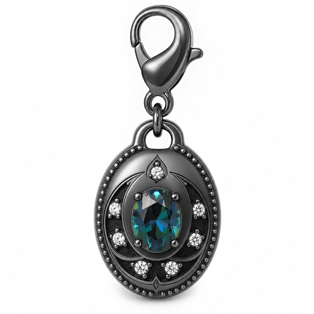Rose Window Hex Enamel 316L Charm (OEM/ODM Private Label) 3