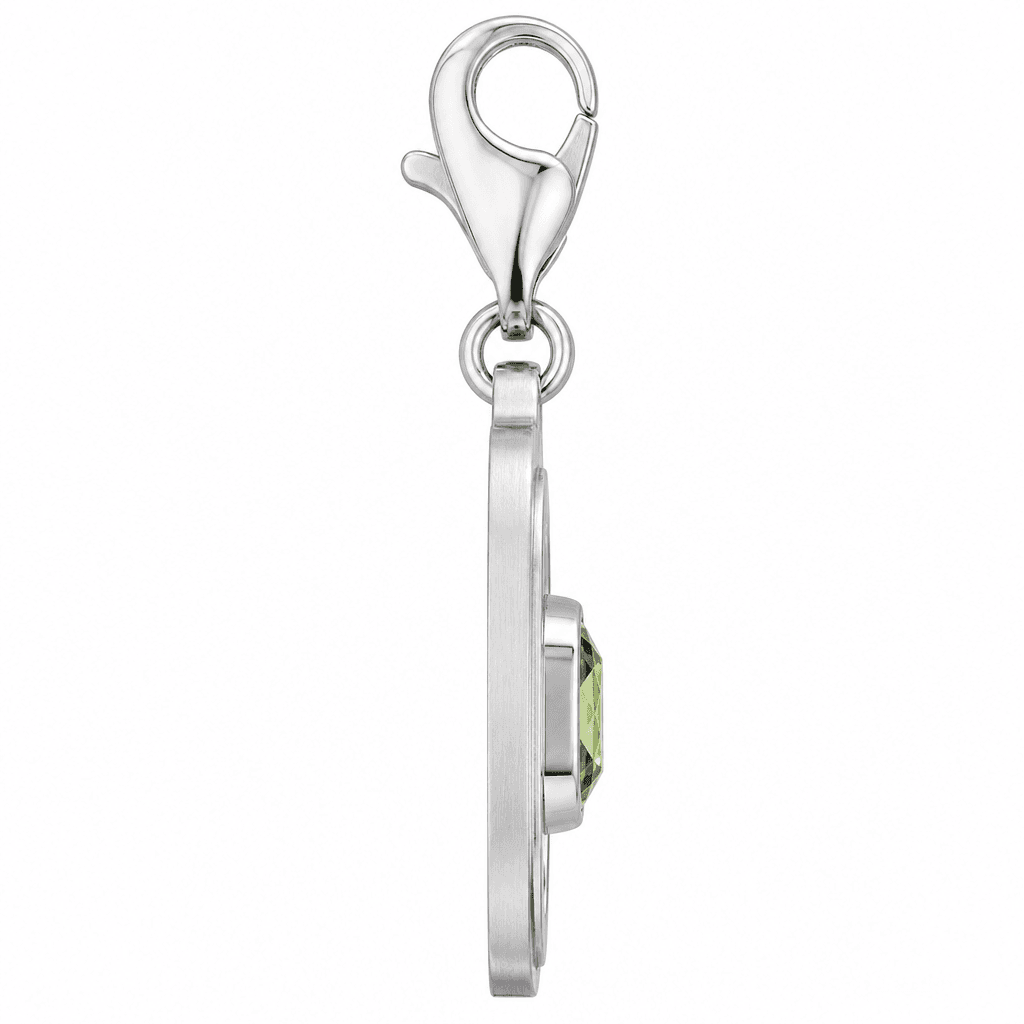 Moonlit Starburst Birthstone Dewdrop Charm (316L, Rose Gold) 2