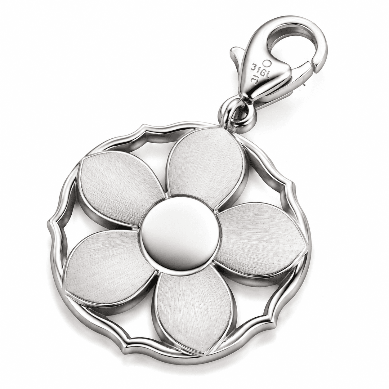 Orbiting Emerald Halo Circle Charm 4