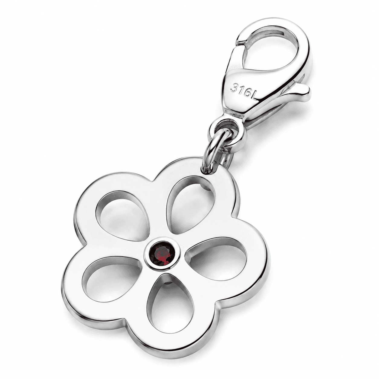 Crescent Rainbow Birthstone Charm 4