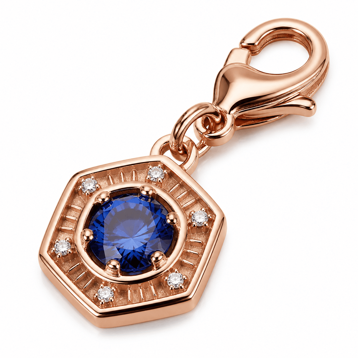 Celestial Orbit Birthstone Galaxy 316L Stainless Steel Charm 3