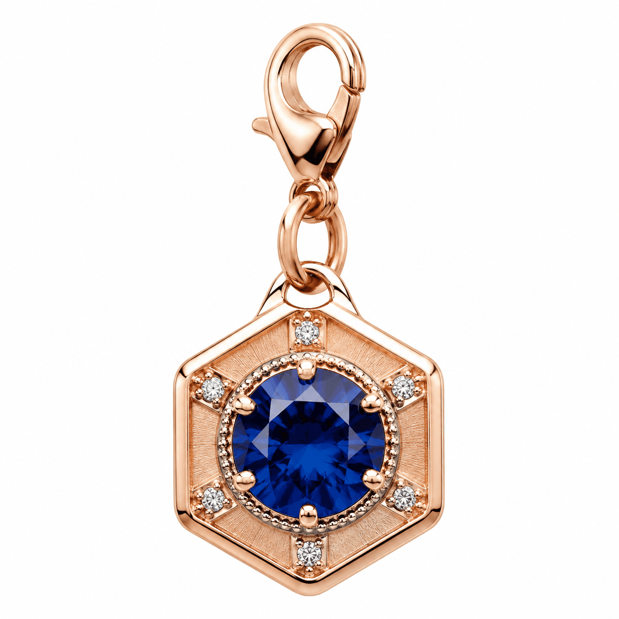 Celestial Orbit Birthstone Galaxy 316L Stainless Steel Charm 4