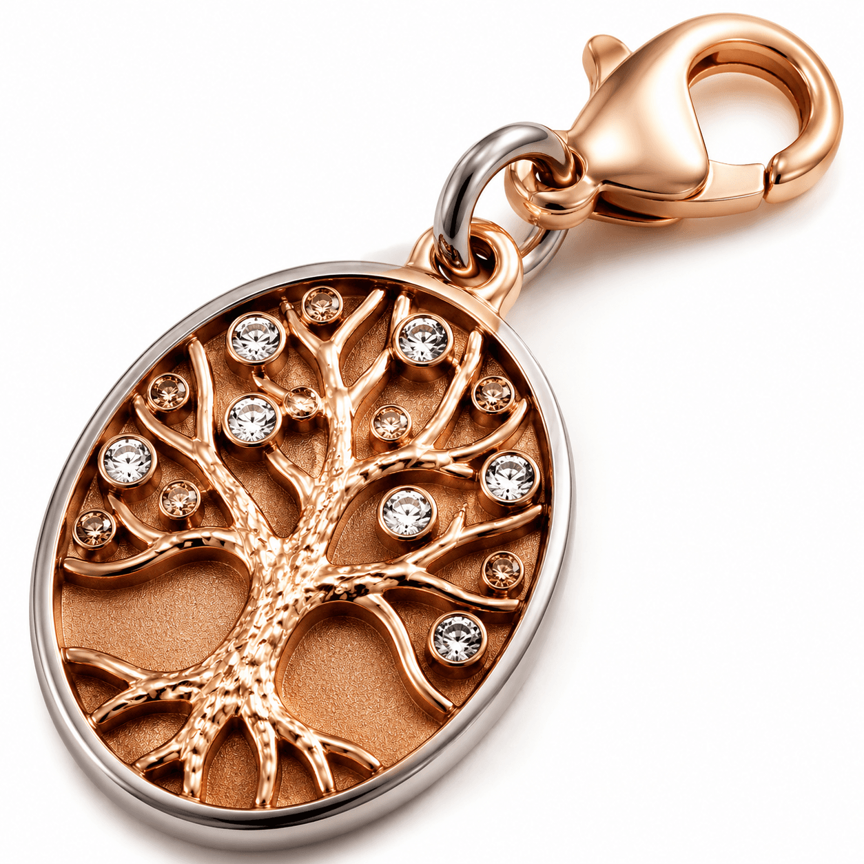 Aurora Roots Tree of Life 316L Stainless Steel Charm 3