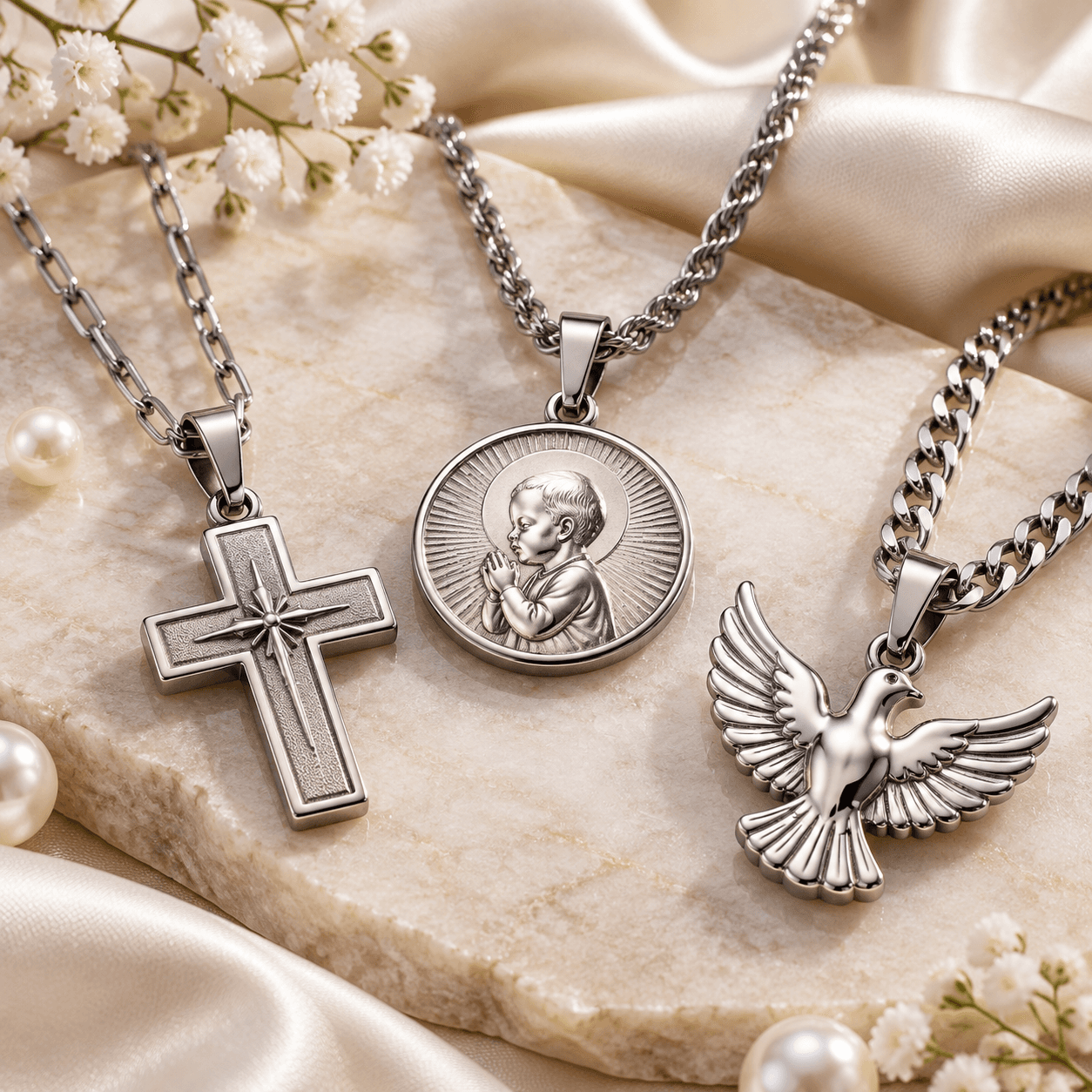 Stainless Steel Wholesale Metal Jewelry Charms Baptism OEM Guide