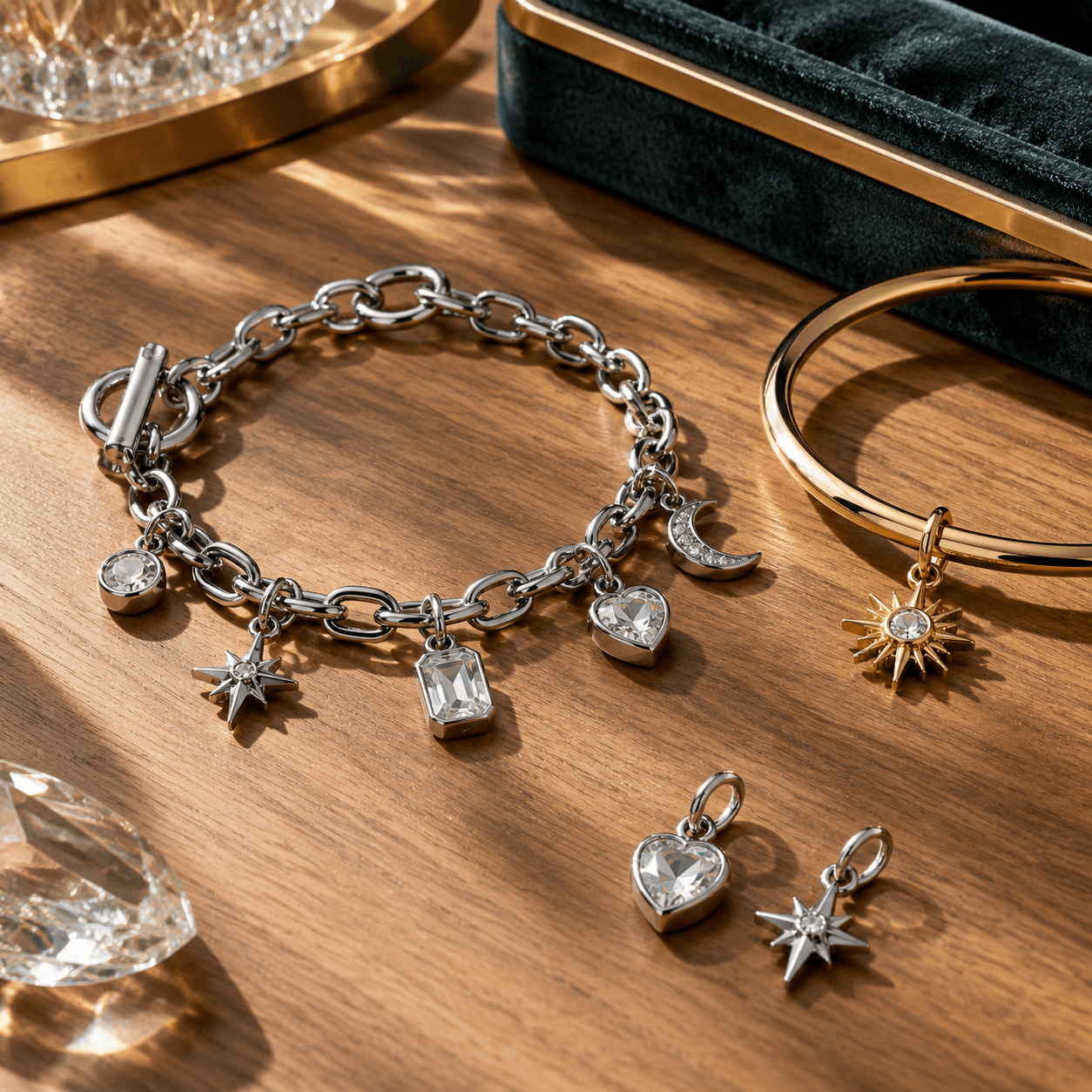 What Buyers Should Know: Stainless Steel Wholesale Crystal Charms