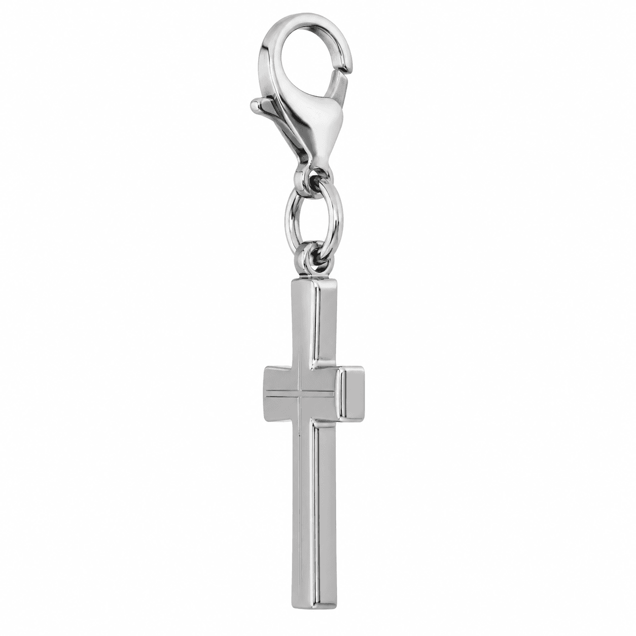 Atlas Openwork Cross Charm - 316L Stainless Steel 2