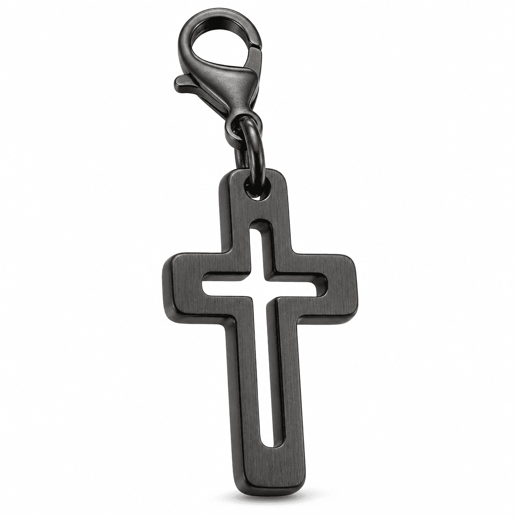 AzureFlux Cross Charm