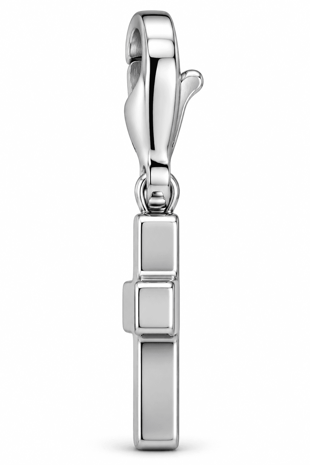 Cross Flux Geom Charm – 316L Stainless Steel 2