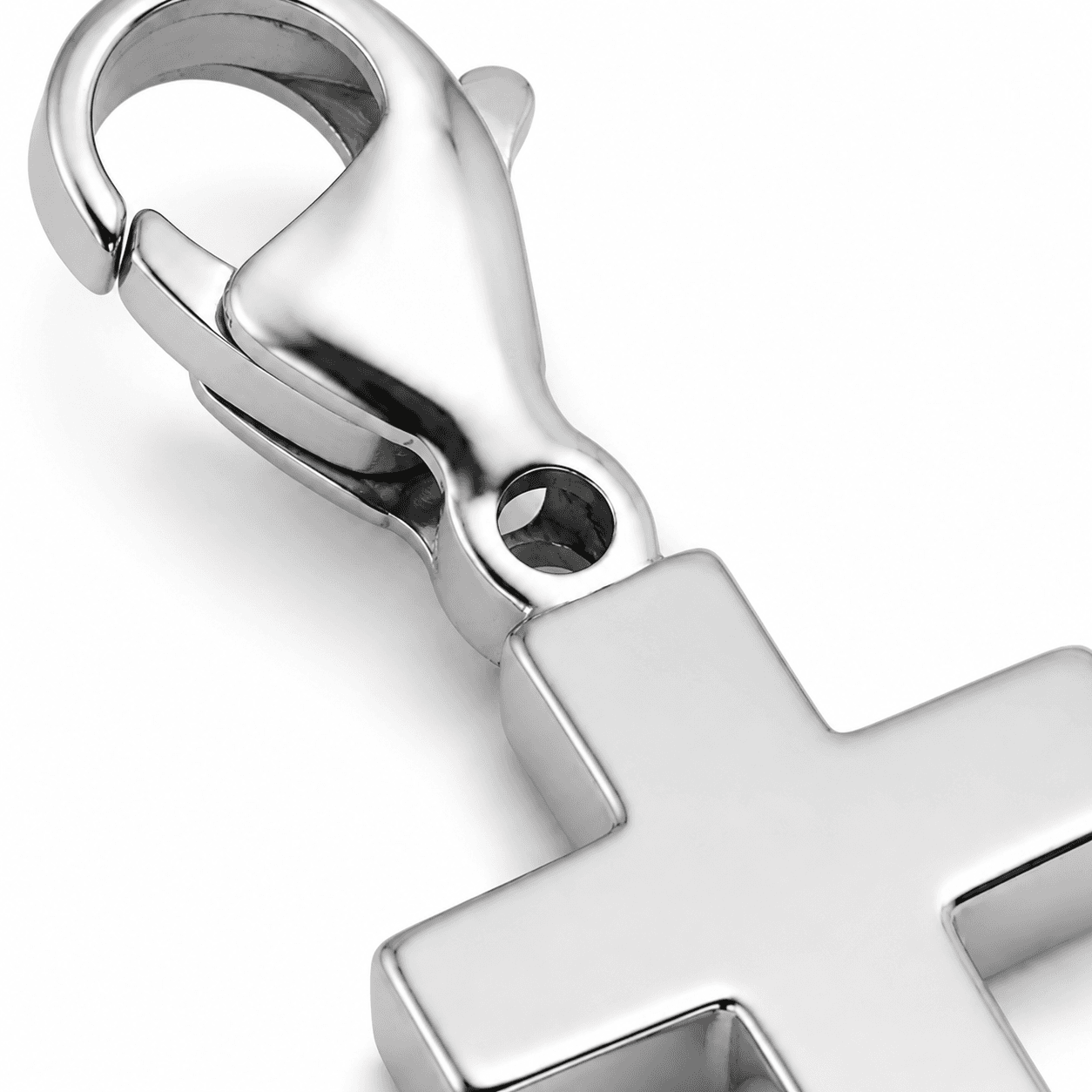 Cross Flux Geom Charm – 316L Stainless Steel 3