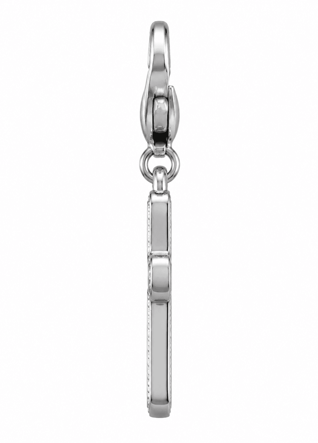 Noir Lattice Cross Charm 2