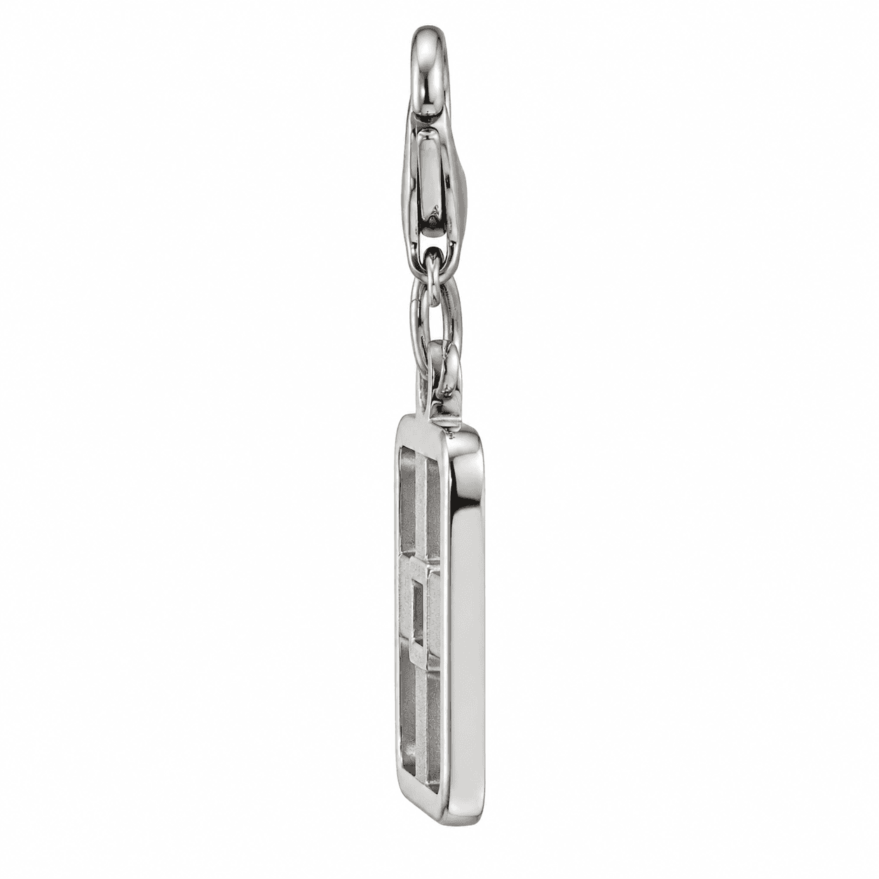 Crossform Void Charm - 316L Stainless Steel Cross with Two-Tone Plating 2
