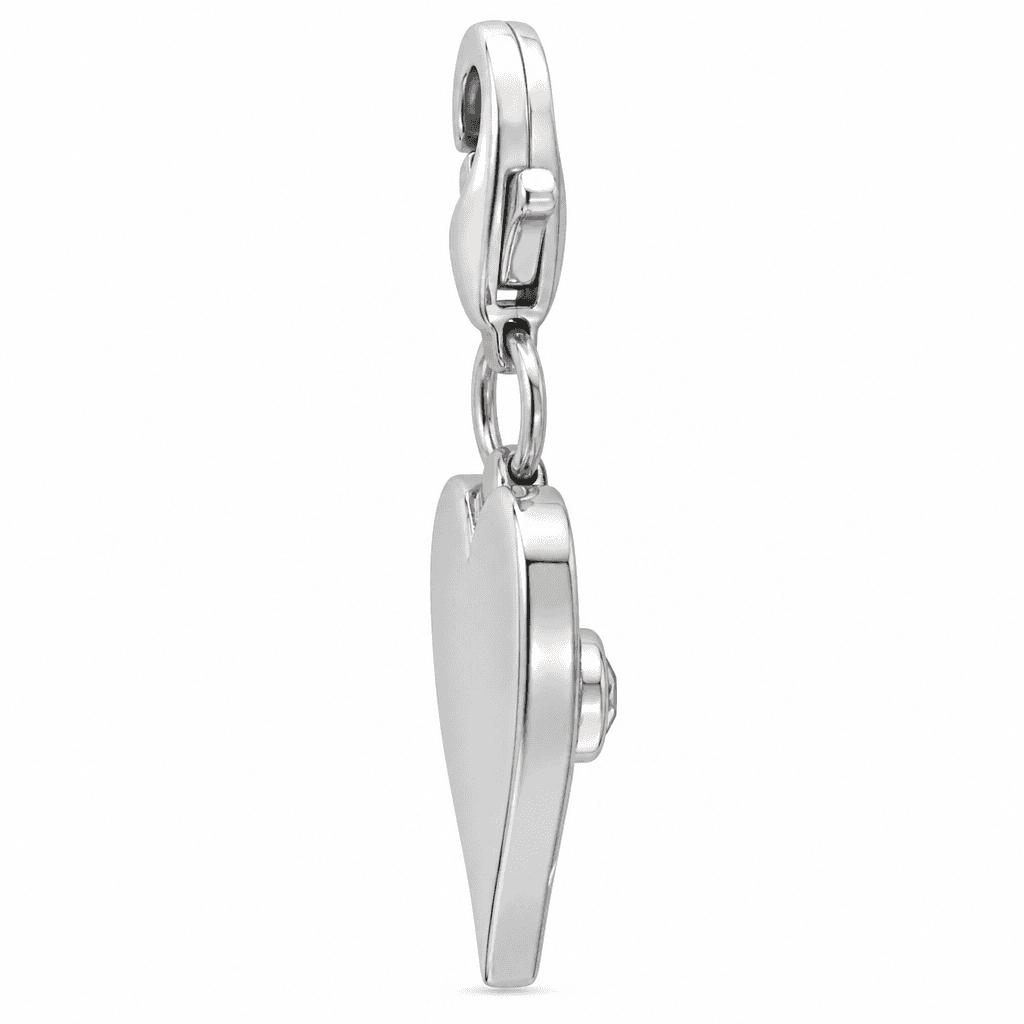 Ginkgo Whisper Charm - Blue Ginkgo Leaf 316L Stainless Steel Charm 2