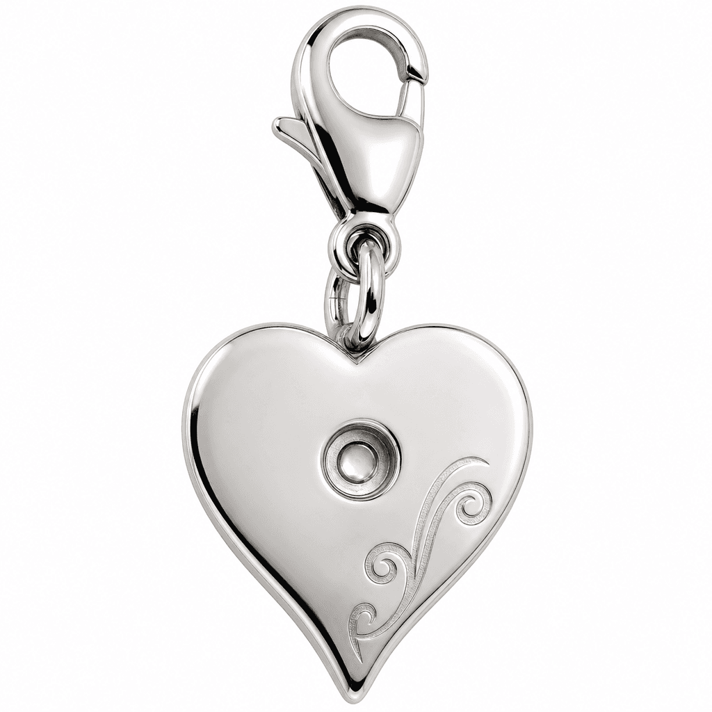 Ginkgo Whisper Charm - Blue Ginkgo Leaf 316L Stainless Steel Charm 4