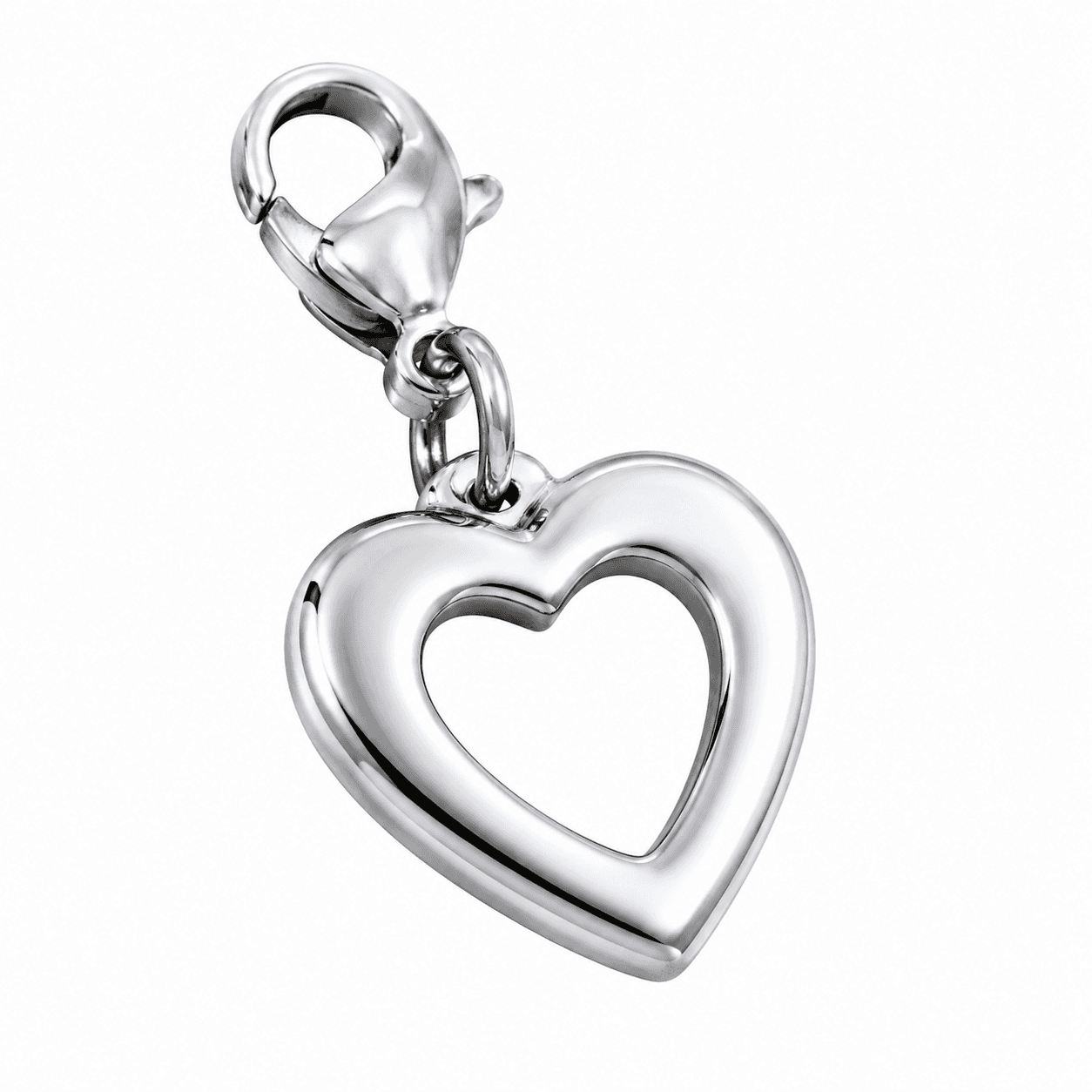 VoidHalo Circle Charm 316L Stainless IP Black Satin