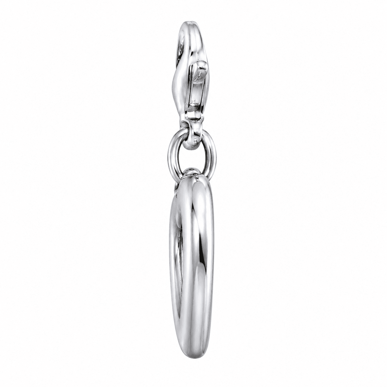 VoidHalo Circle Charm 316L Stainless IP Black Satin 2