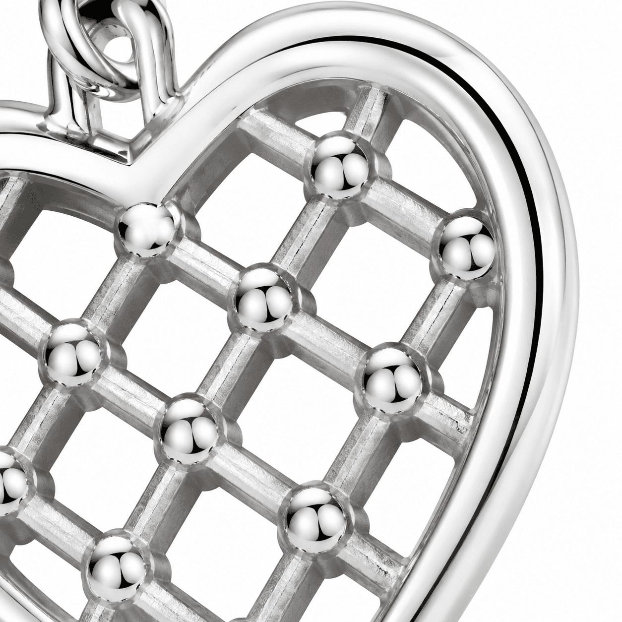 LumenLattice Circle Charm 316L Stainless Steel 3