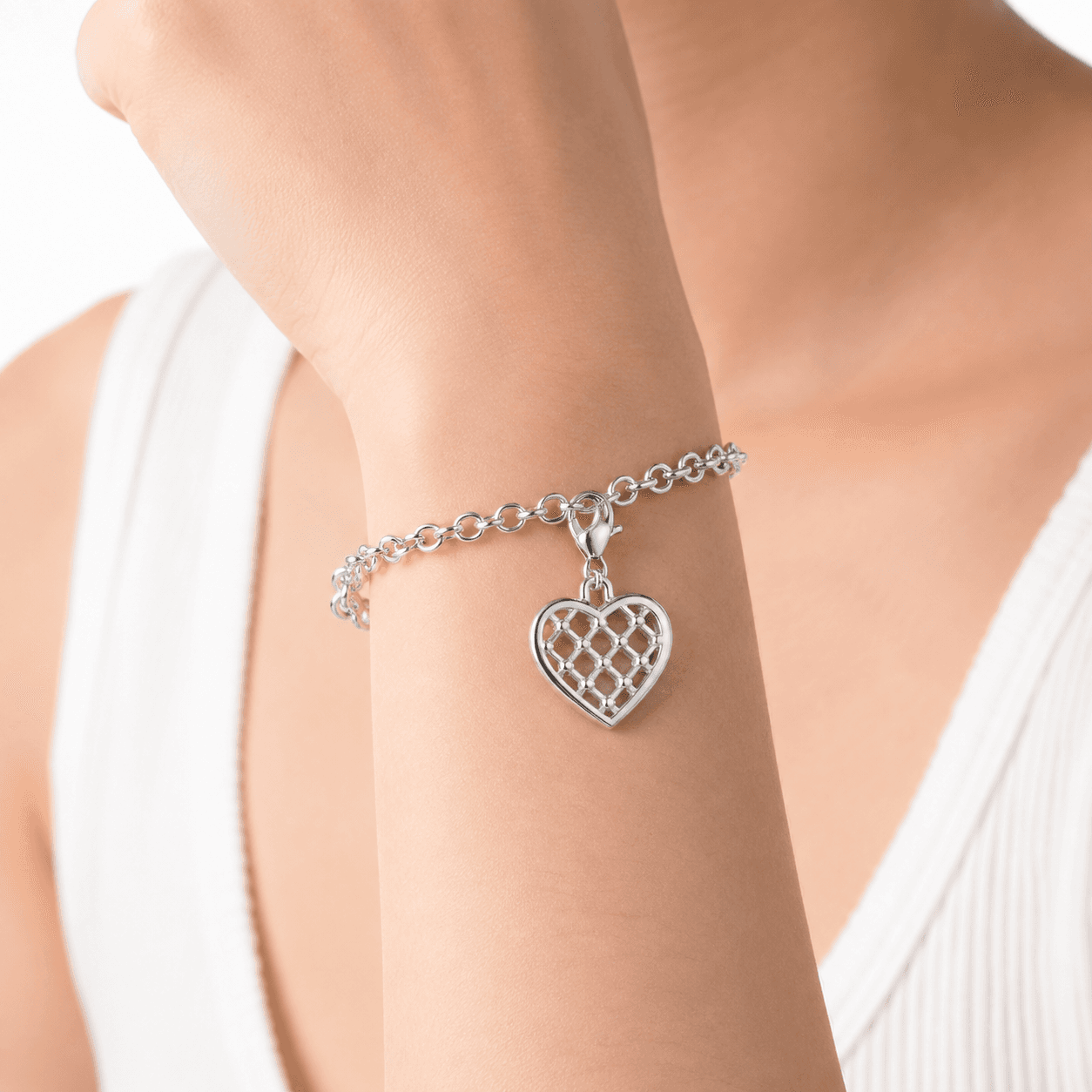 LumenLattice Circle Charm 316L Stainless Steel 5