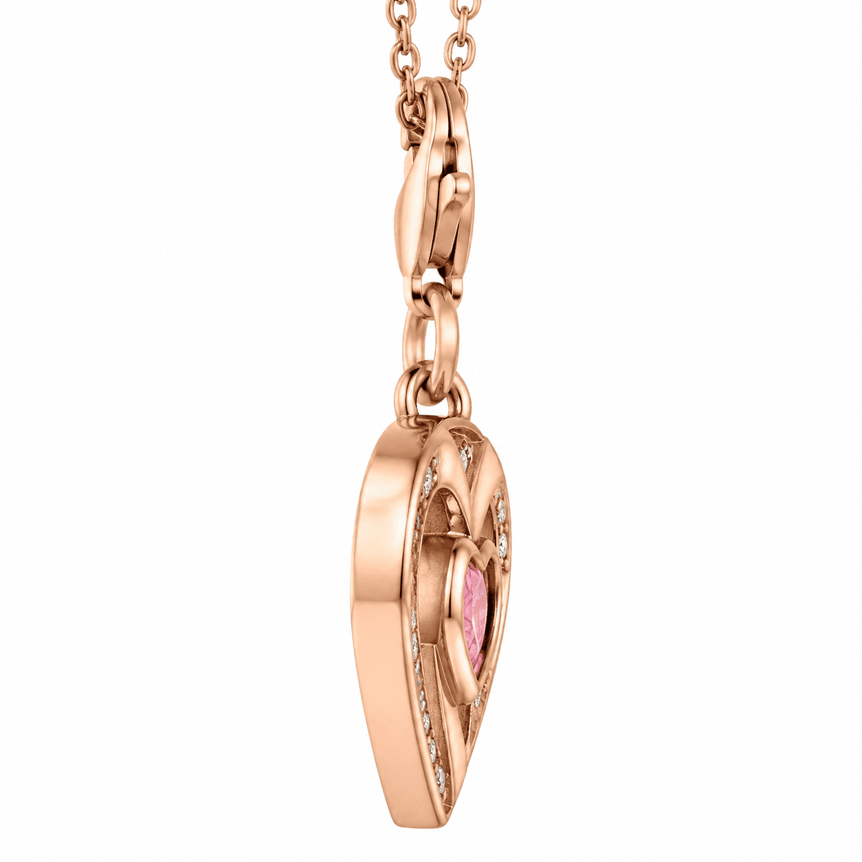 Lunar Heart Eclipse 316L Stainless Steel Charm 2