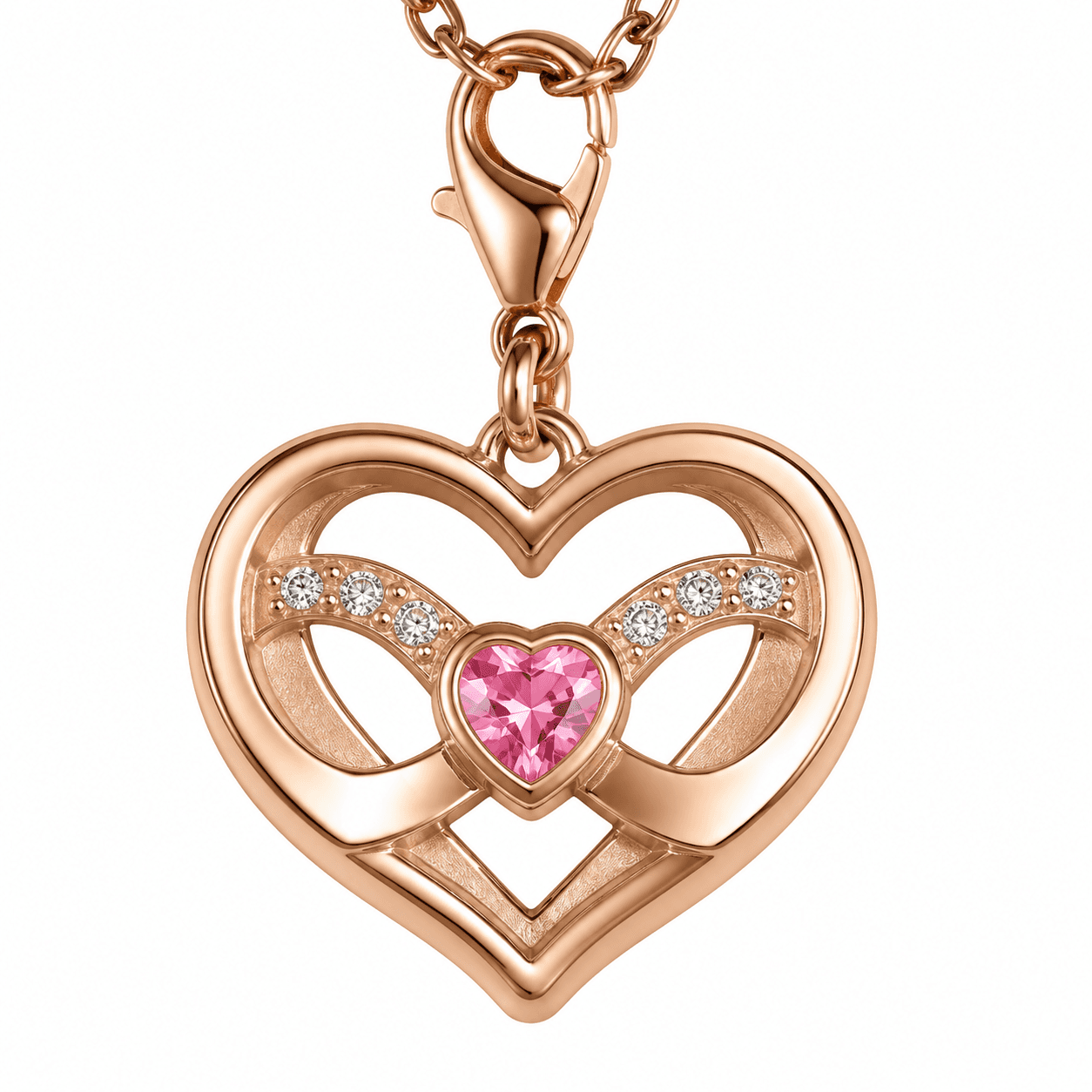 Lunar Heart Eclipse 316L Stainless Steel Charm 4